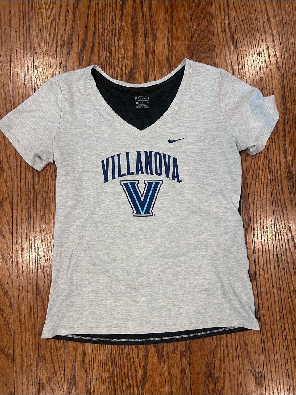 Nike Villanova Gray V-Neck Women's Tee